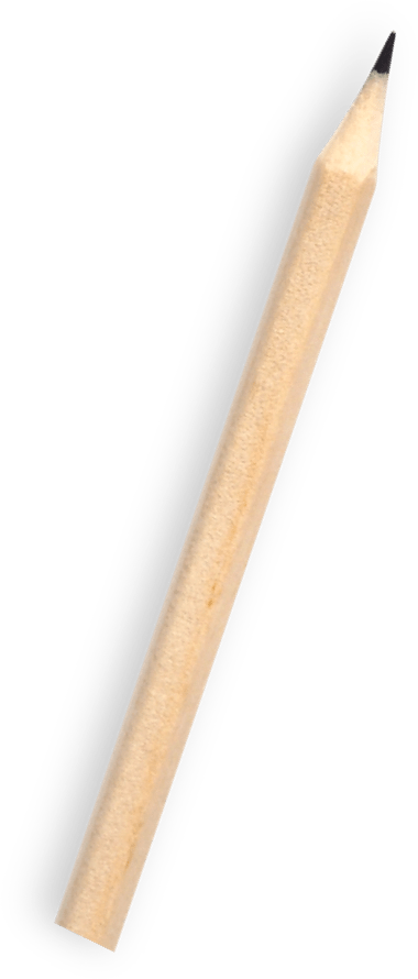 Okrasná drevená ceruzka