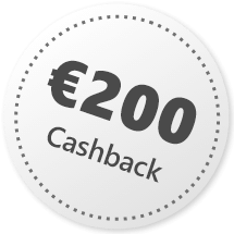 € 200 cashback