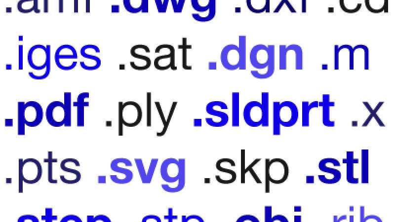 Supported File Formats